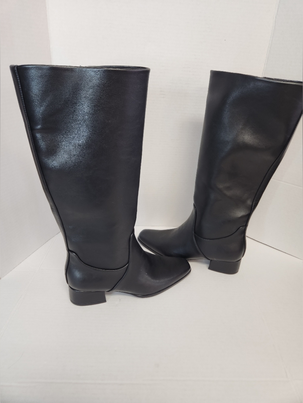 Universal Thread Rhi Equestrian Style Boots Black Womens 7.5 NWT Dark Academia